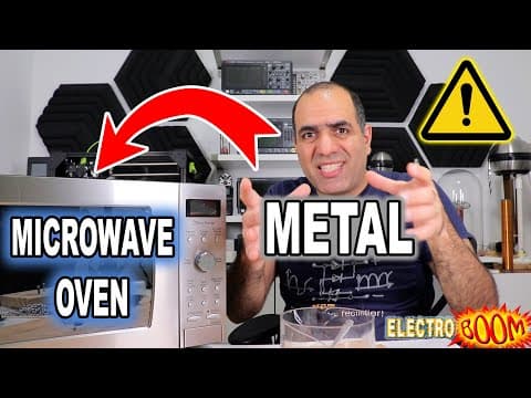 METAL in MICROWAVE Oven Is NOT That Dangerous thumbnail