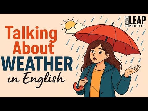 Talking About Weather in English ☀️🌧 Everyday English Podcast for Beginners thumbnail