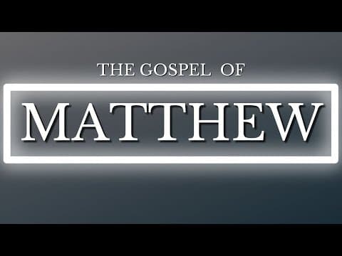 Matthew 1 (Part 2) :18-25 The Birth of a Savior thumbnail