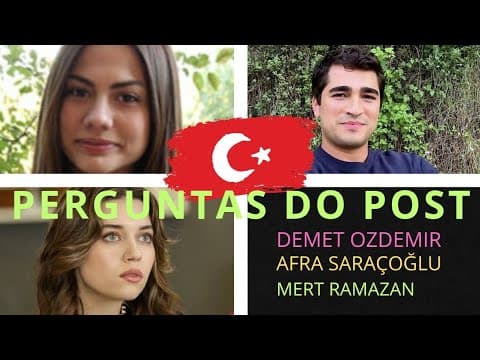 1 - RESPONDENDO O POST // AFRA, DEMET E MERT thumbnail