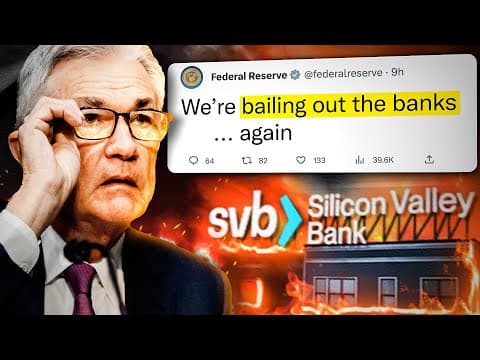 The Fed's BIG Response to the U.S. Bank Collapses (Silicon Valley Bank Bailout) thumbnail