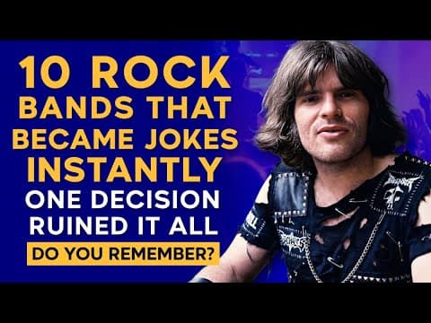 10 Rock Bands That Became Jokes In Seconds thumbnail