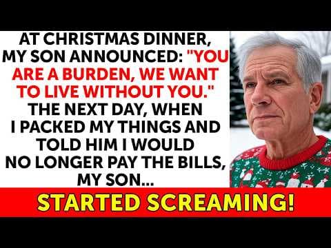 At Christmas Dinner, My Son Said, “You are a Burden, We Want to Live Without You.” The Next Day... thumbnail