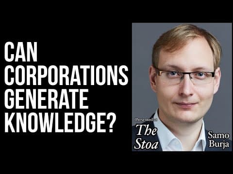 Can Corporations Generate Knowledge? - The Stoa thumbnail