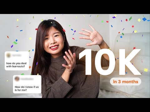 10K subscriber Q&A: UI/UX Design, burnout, content creation & more thumbnail