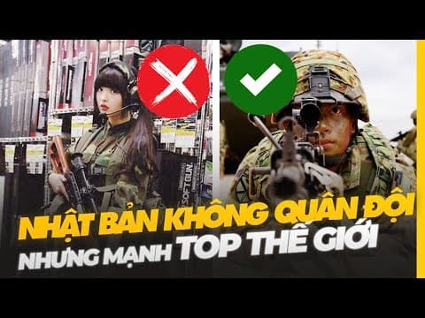 NHẬT BẢN: KHÔNG CÓ QUÂN ĐỘI NHƯNG MẠNH TOP ĐẦU THẾ GIỚI thumbnail