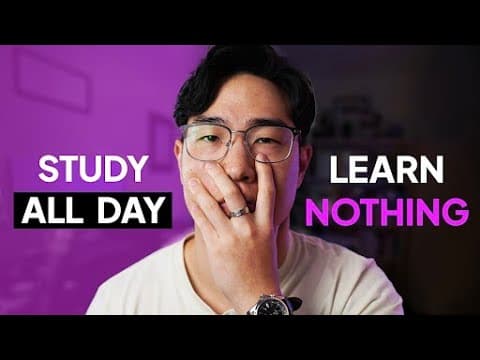 4 Ways to Ruin Your Studying Efficiency thumbnail