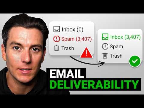 How to Avoid Cold Emails Going to Spam FAST (Full Tutorial 2025) thumbnail