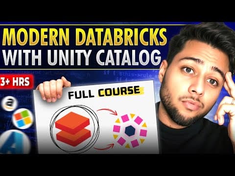Databricks Full Course (With UNITY CATALOG) | Azure Databricks Tutorial thumbnail
