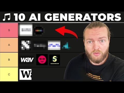 I Tested 10 AI Music Generators.. Here's The BEST! thumbnail