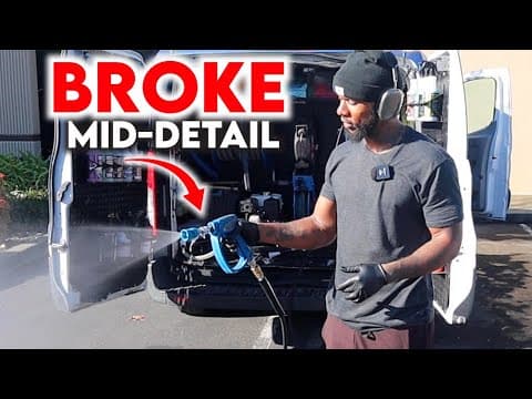 IT BROKE! What We Do In Situations Like This - Hunter's Mobile Detailing thumbnail