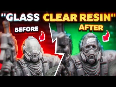 How to Print GLASS-CLEAR Transparent Resin thumbnail