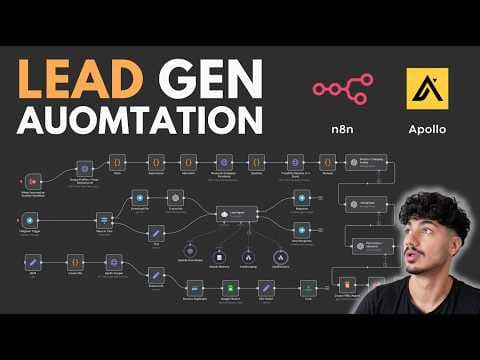 I Built a Lead Generation AI Agent with no code on n8n (Free Template) thumbnail
