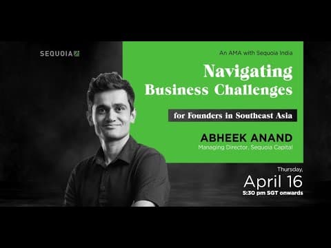 Navigating Business Challenges in Southeast Asia During Covid-19: An AMA with Abheek Anand thumbnail