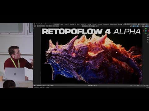Building Good Topology and Retopology — Blender Conference 2024 thumbnail