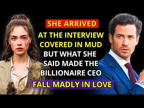 She arrived at the INTERVIEW COVERED in MUD —But what she SAID made the BILLIONAIRE CEO fall in LOVE thumbnail