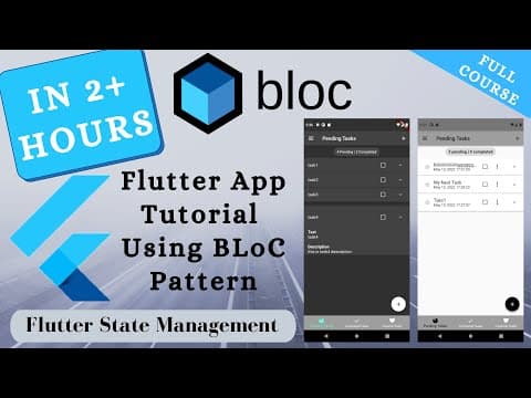 Flutter BLoC From Scratch to Export | Flutter State Management | Flutter Bloc Pattern thumbnail