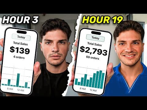 24 Hour Shopify Dropshipping Challenge! ($0-$3,000) thumbnail