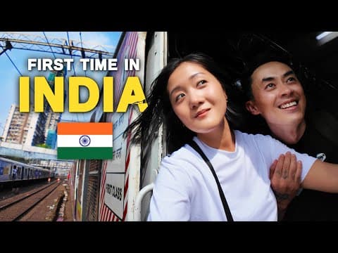 INDIA Through Our Eyes! Experiencing MUMBAI For The First Time 🇮🇳 thumbnail