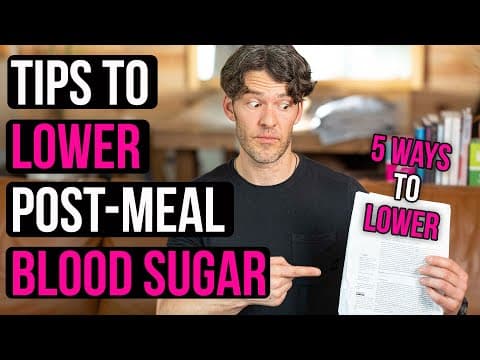 High Blood Sugar After Meals? 5 Simple Ways to Drop Blood Glucose thumbnail