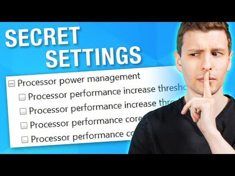 Legitimately Hidden Performance Settings in Windows (Even Experts Don't Know) thumbnail