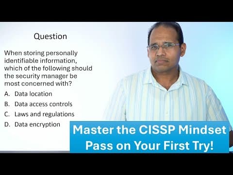 CISSP Is a MINDSET GAME – Here’s How to Pass! thumbnail