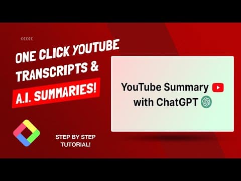 How to Summarize YouTube Videos with AI Tools thumbnail