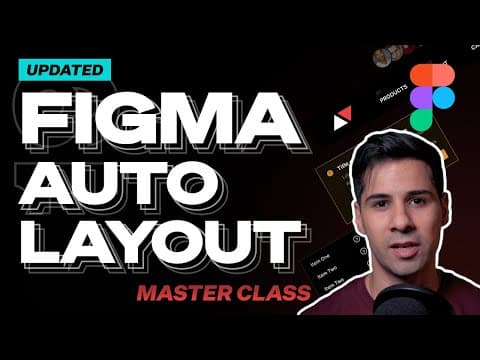 Figma Auto Layout Tutorial Update - Master it in 1 Hour - With Exercise Files thumbnail