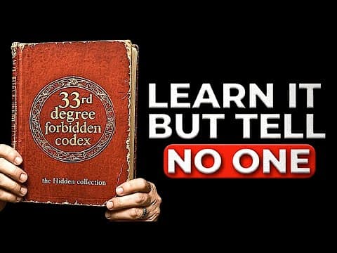 33rd Degree Knowledge - The Book That Shows EXACTLY How To BEND Reality thumbnail