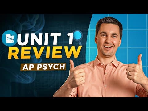 AP Psychology Unit 1 Summary thumbnail