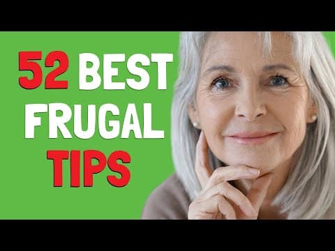 52 FRUGAL LIVING TIPS That REALLY WORK | Saving Money Hacks thumbnail
