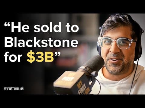 This guy sold 3 YouTube Channels to Blackstone for $3B thumbnail