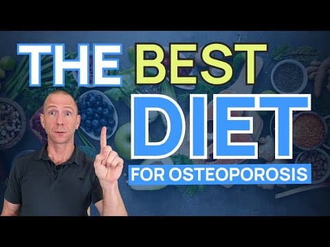 The BEST Diet for Osteoporosis in 2024 | WHAT TO EAT FOR OSTEOPOROSIS thumbnail