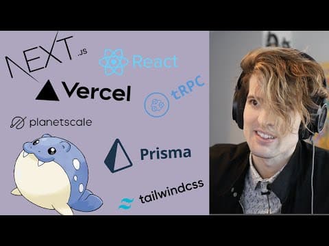 Building a MODERN Full Stack App for FREE w/ NextJS 12, Typescript, Prisma and more - T3 Stack thumbnail
