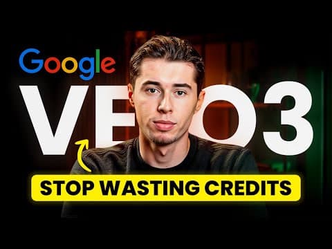 STOP Wasting Credits & Become a VEO 3 Master in 8 Minutes thumbnail