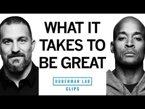 What It Takes to Be Great | David Goggins & Dr. Andrew Huberman thumbnail