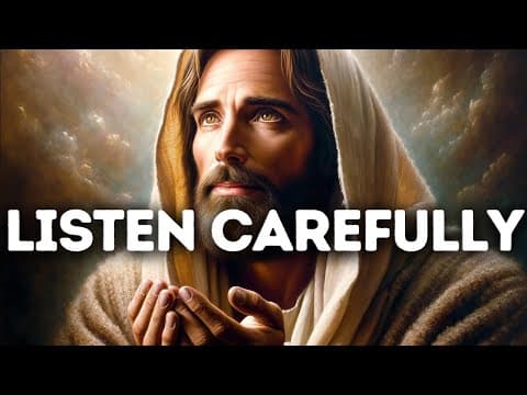 𝙂𝙤𝙙𝙨 𝙈𝙚𝙨𝙨𝙖𝙜𝙚: Listen Carefully | God Message For Me Today | God's Message Now thumbnail
