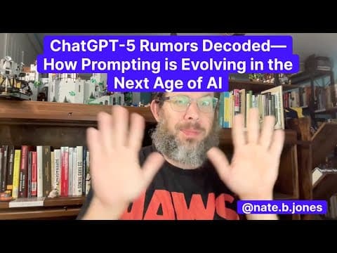 ChatGPT-5 Rumors Decoded—How Prompting is Evolving in the Next Age of AI thumbnail