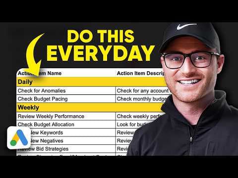 How to ACTUALLY Optimize Google Ads (Ultimate Checklist) thumbnail