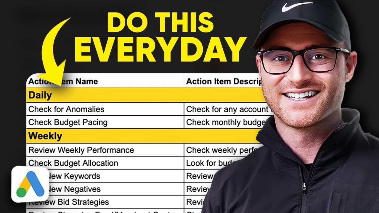 How to ACTUALLY Optimize Google Ads (Ultimate Checklist) | Glasp