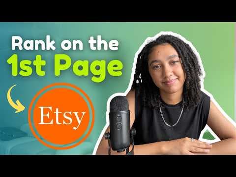Rank on the First Page of Etsy - Full Guide for Etsy Keyword Research | How to do Etsy SEO thumbnail
