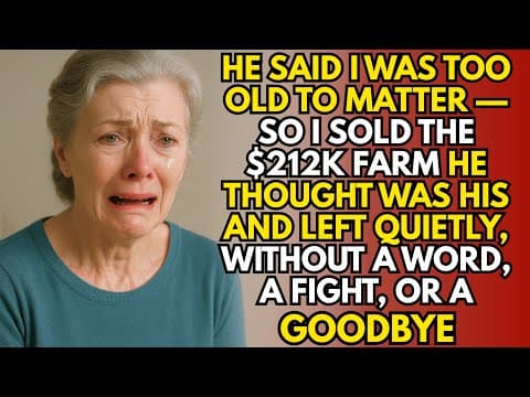 On Mother’s Day, My Son Said I No Longer Mattered — So I Sold The $212K Farm He Thought Was His thumbnail
