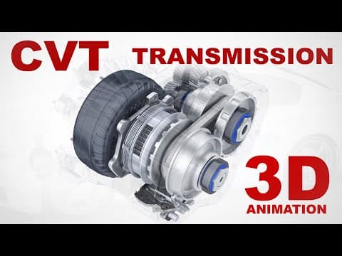 CVT Transmission / how does it work? (3d animation) thumbnail