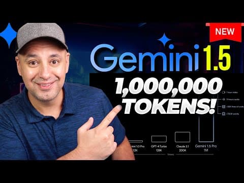 How Does Gemini 1.5 Handle One Million Tokens? thumbnail