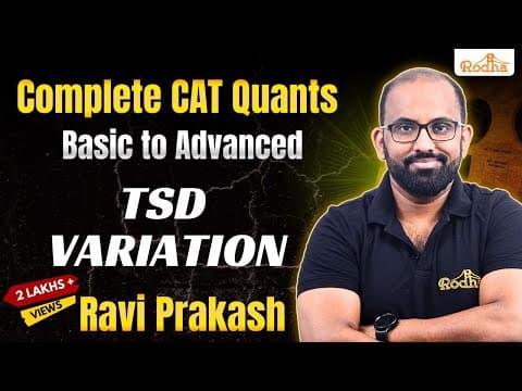 Time Speed and Distance 2 | CAT Preparation  | Arithmetic | Quantitative Aptitude thumbnail