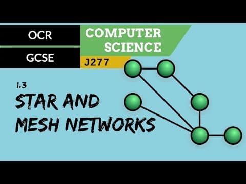 28. OCR GCSE (J277) 1.3 Star and mesh networks thumbnail