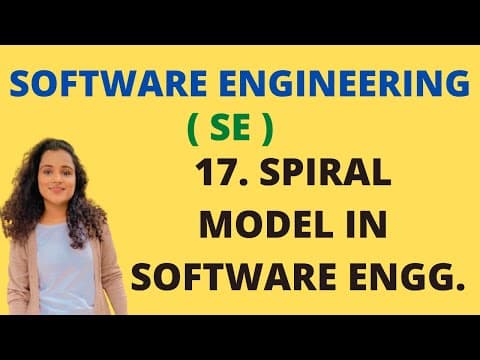 17 Spiral Model in Software Engineering with Diagram |SE| thumbnail