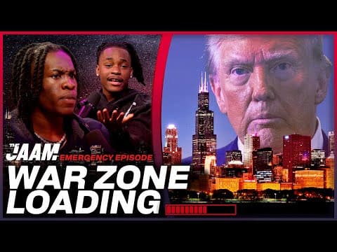 Trump PLOTTING a War Zone in Chicago, Bombs a Boat | JAAMergency Episode thumbnail