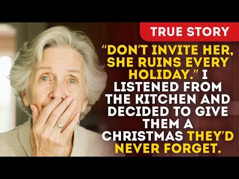 “Don’t Invite Her, She Ruins Every Holiday.” I Listened From The Kitchen And Decided To Give Them A thumbnail