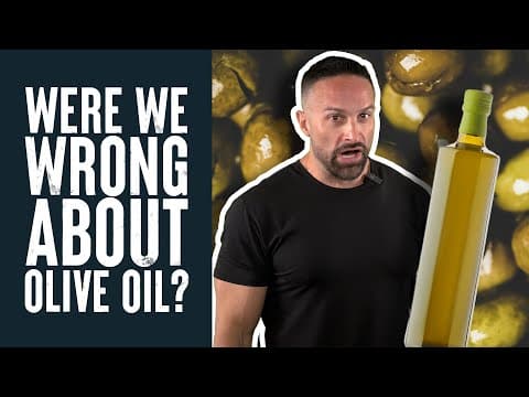 The Horrible Truth of Olive Oil… It Makes You Fat!!!! | Educational Video | Dr. Layne Norton PhD thumbnail
